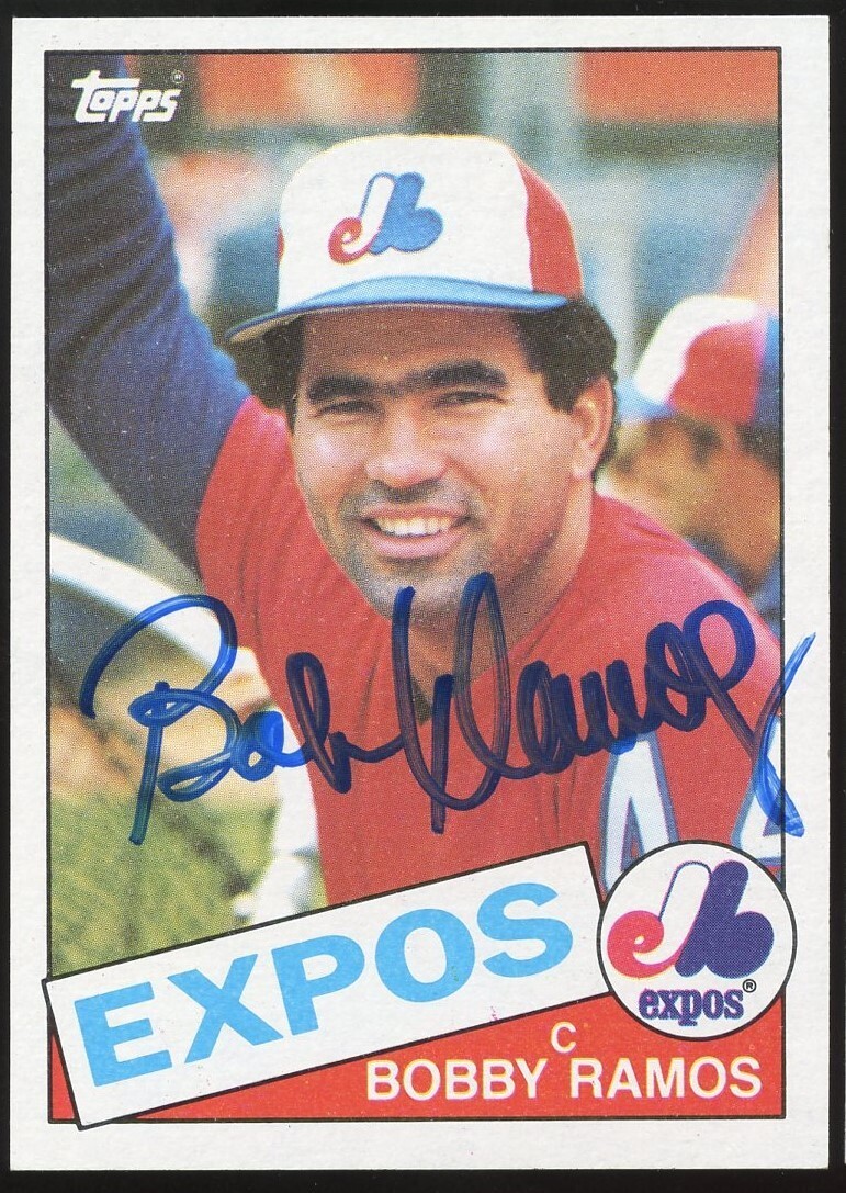 Bobby Ramos #407 signed autograph auto 1985 Topps Baseball Trading Card