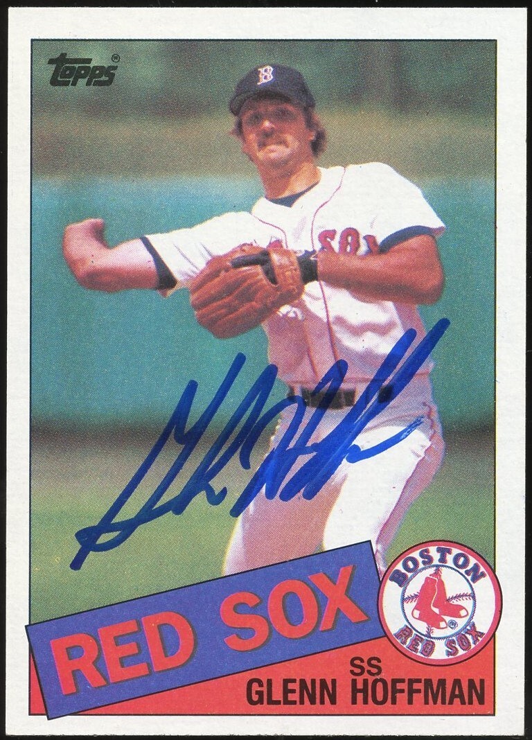 Glenn Hoffman #633 signed autograph auto 1985 Topps Baseball Trading Card
