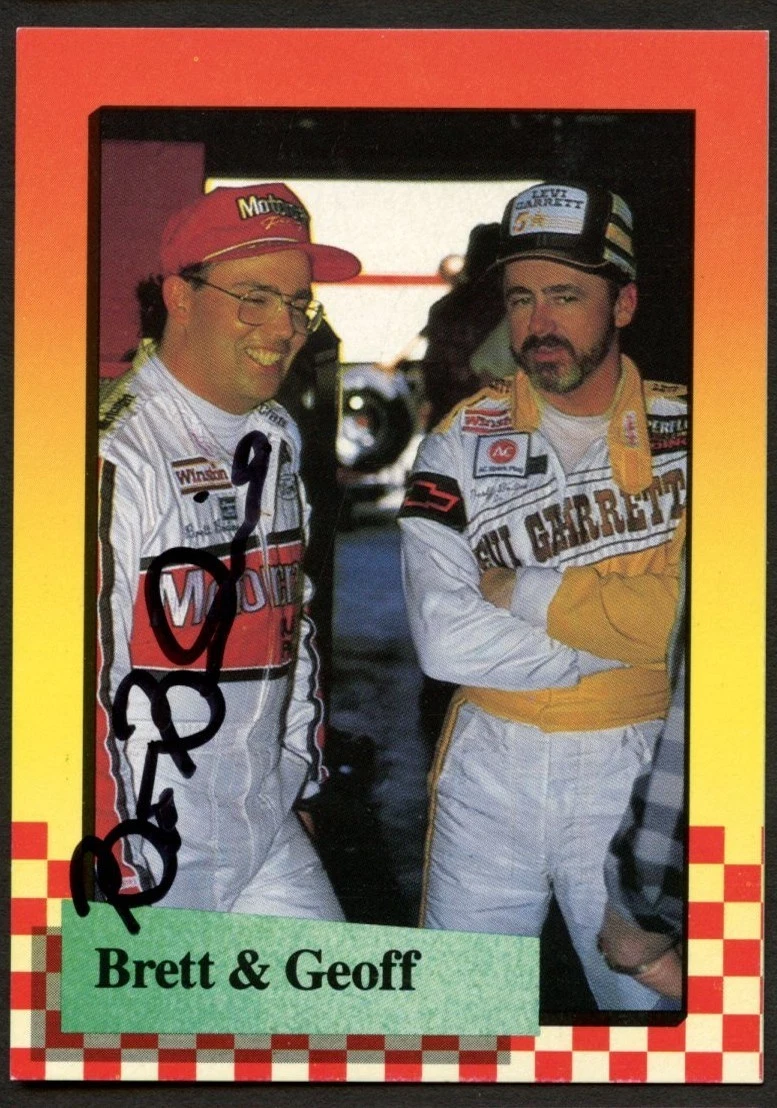Brett Bodine #202 signed autograph 1989 Maxx NASCAR Racing Trading Card