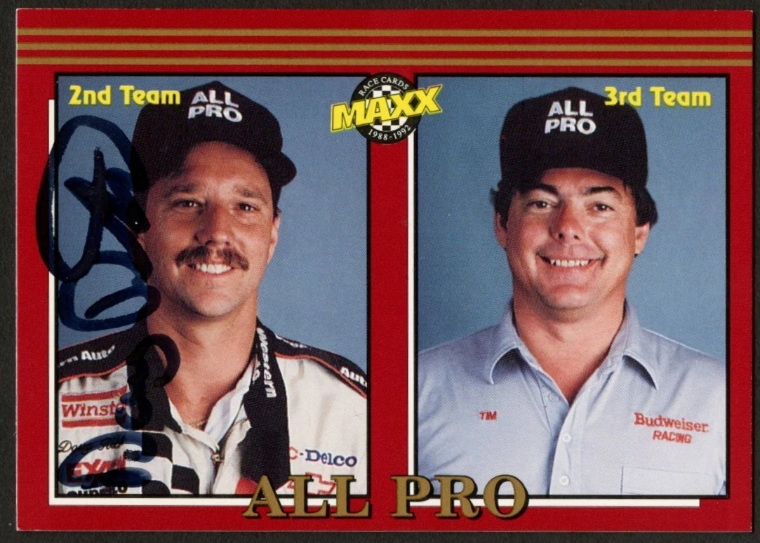 Doug Richert #241 signed autograph auto 1992 Maxx NASCAR Racing Trading Card