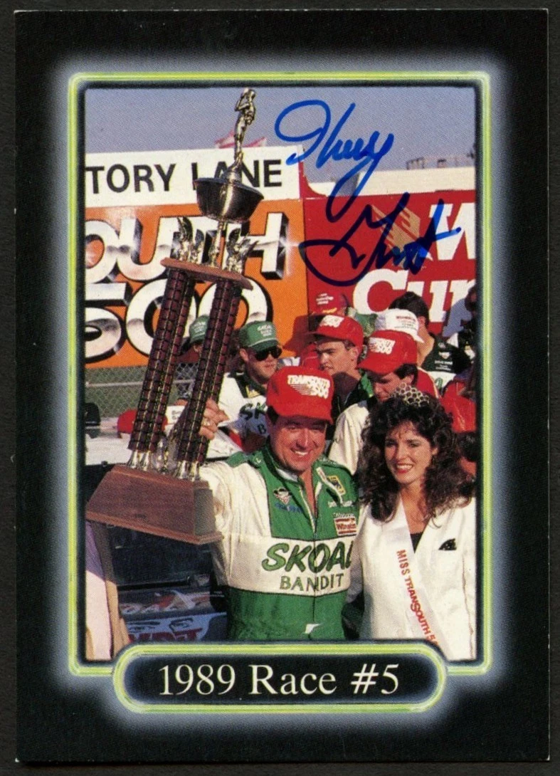 Harry Gant #171 signed autograph auto 1990 Maxx NASCAR Racing Trading Card