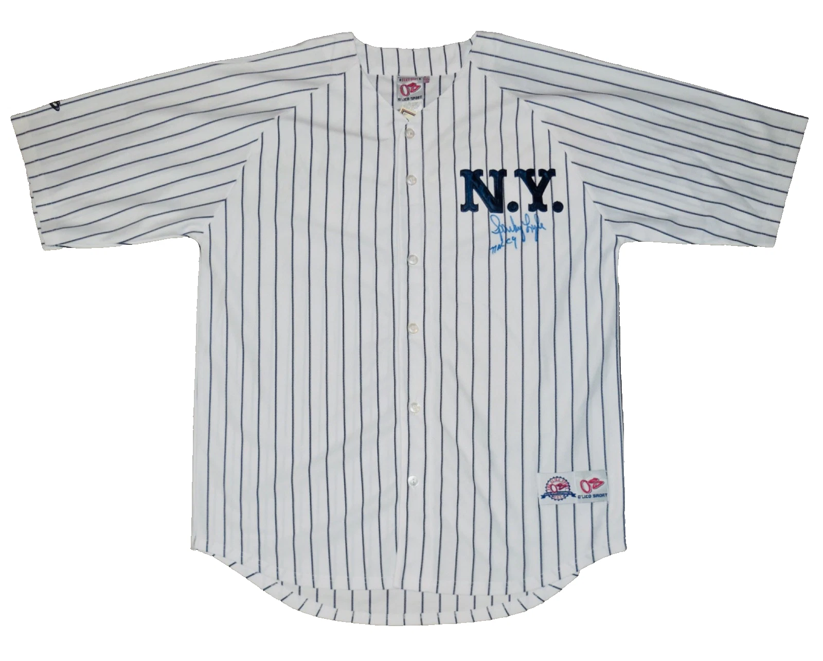 SPARKY LYLE AUTOGRAPHED JERSEY (NEW YORK YANKEES) - 1977 CY YOUNG WINNER!