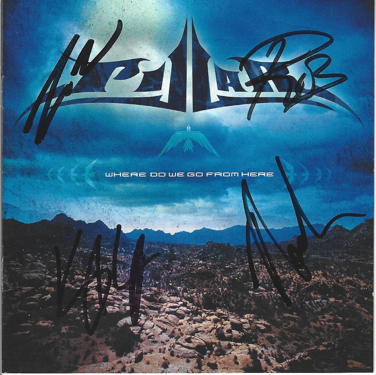 Pillar REAL hand SIGNED Where Do We Go From Here CD COA Autograph Christian Band