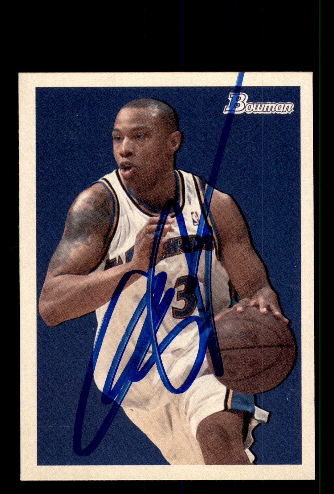 Signed Basketball Card Auto Caron Butler 2009-10 Bowman 48 #78 Wizards