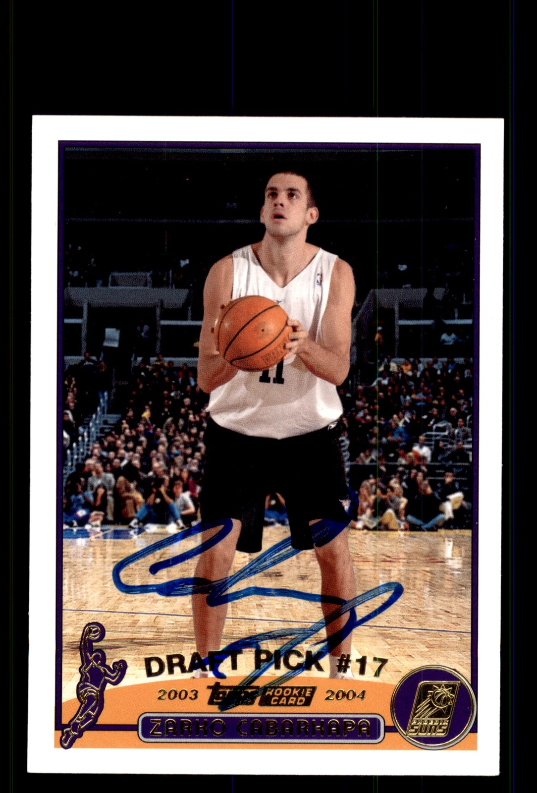 Signed Basketball Card Auto Zarko Cabarkapa 2003-04 Topps #237 Factory Set