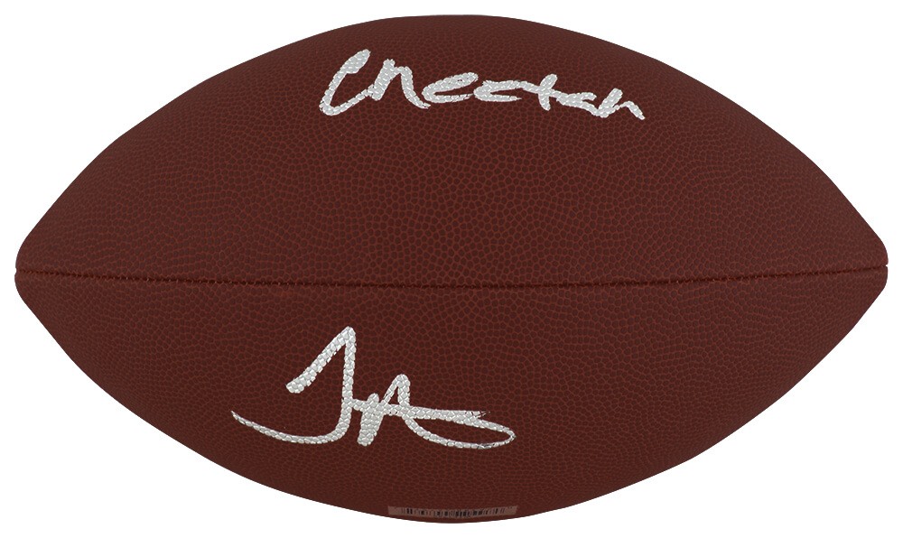 Tyreek Hill Signed Wilson Super Grip Full SIze NFL Football w/Cheetah - (SS COA)