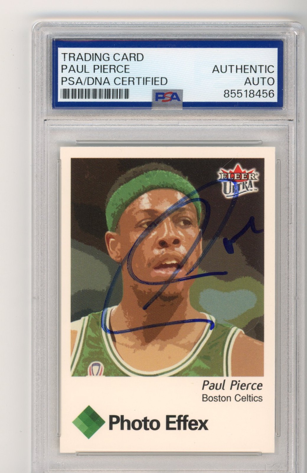 Signed Basketball Card Auto Paul Pierce 2002-03 Ultra #14 PE Celtics PSA/DNA