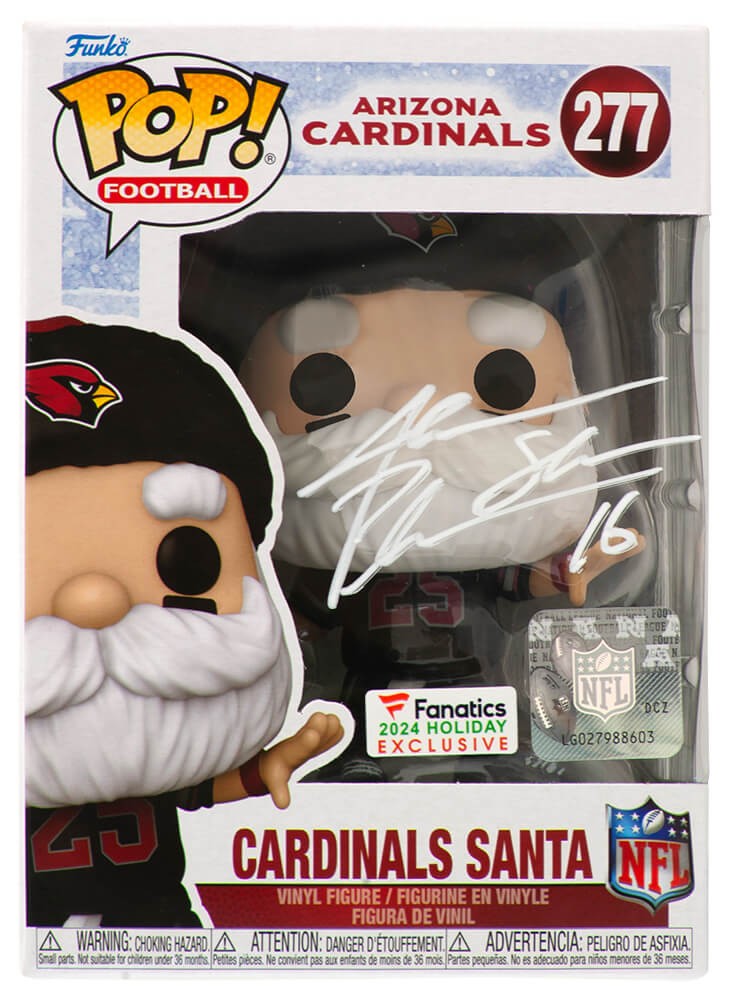 Jake Plummer Signed Cardinals Santa Funko Pop Doll #277 w/Snake - (SCHWARTZ COA)