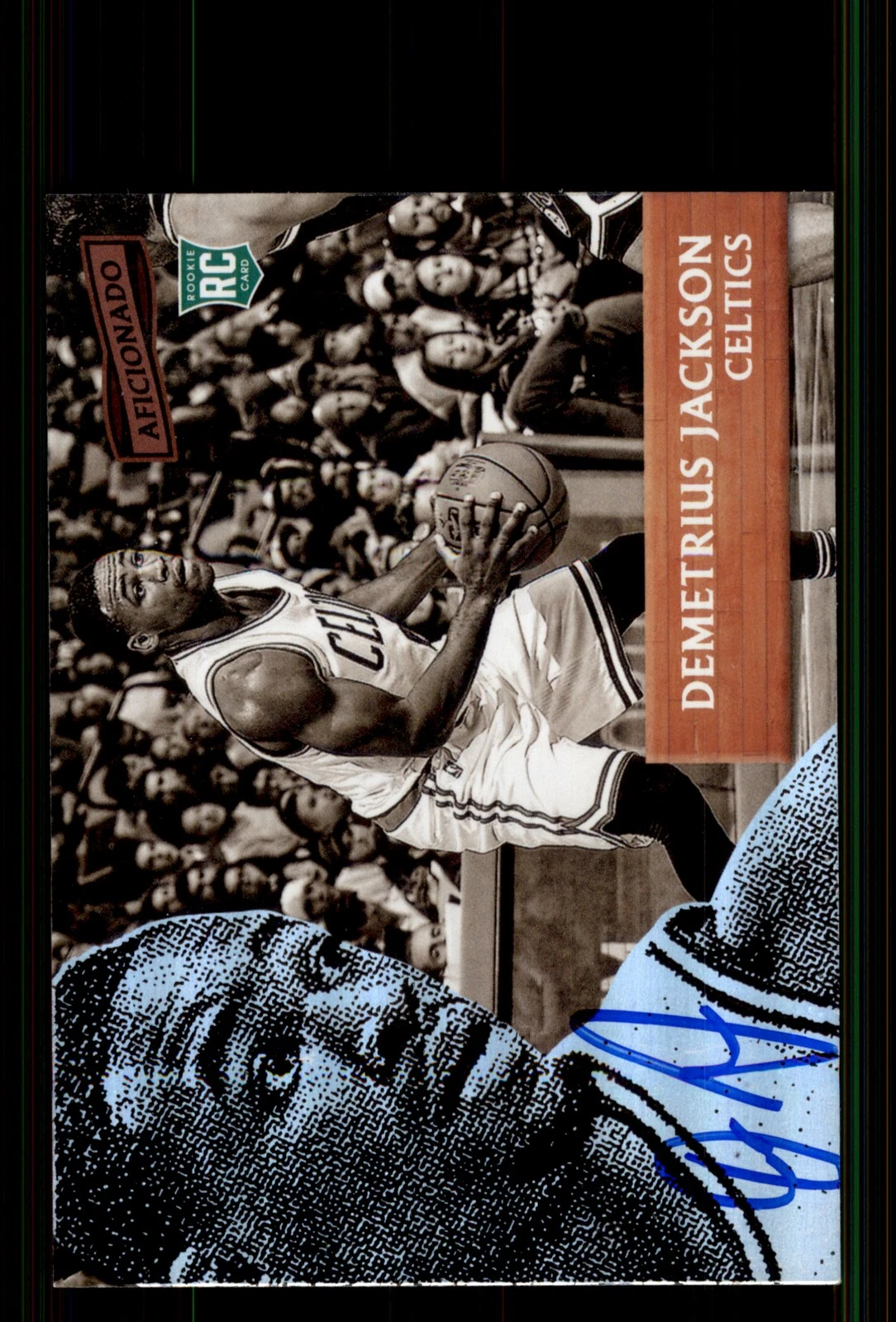 Signed Basketball Card Auto Demetrius Jackson 2016-17 Panini Aficionado #67