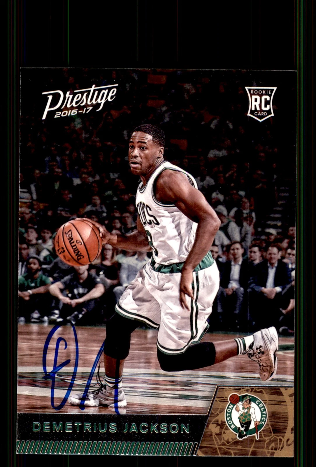 Signed Basketball Card Auto Demetrius Jackson 2016-17 Panini Prestige #188