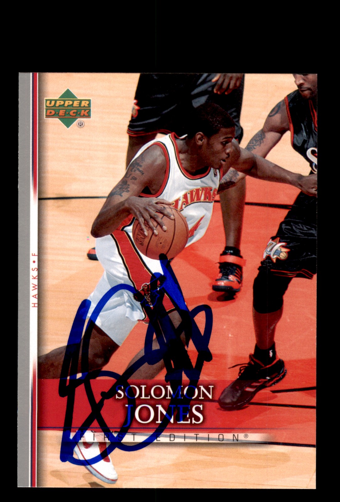 Signed Basketball Card Auto Solomon Jones 2007-08 Upper Deck First Edition #144