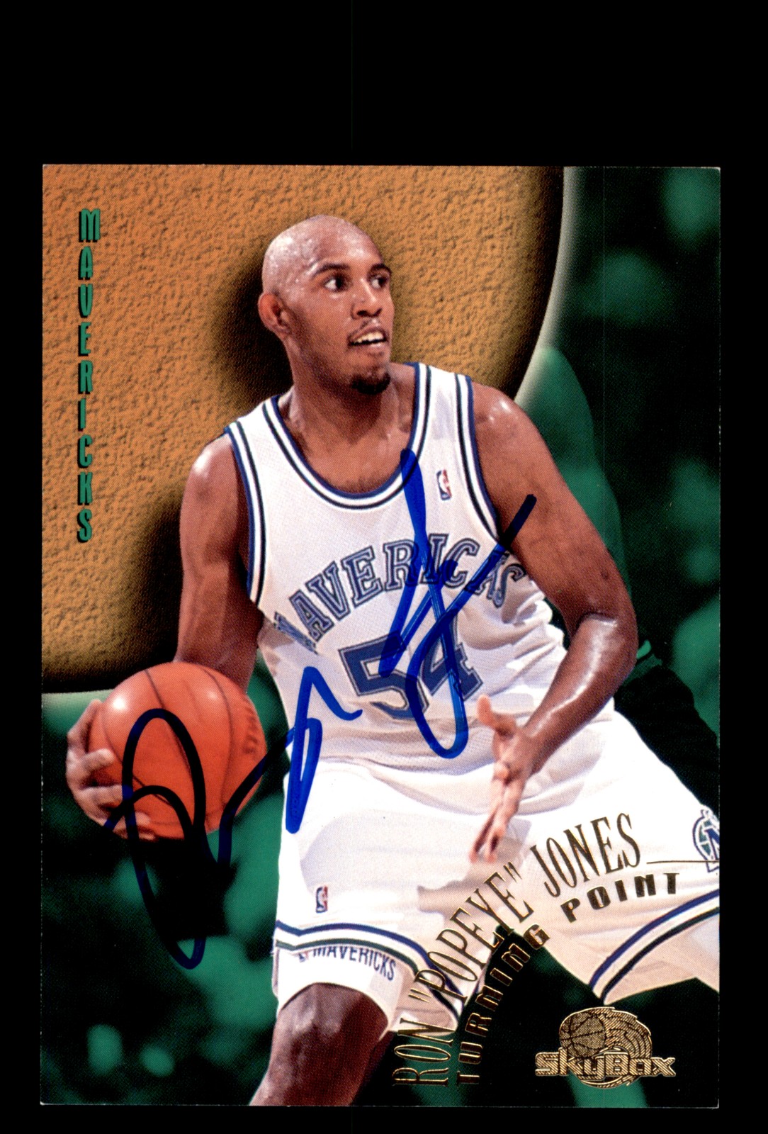 Signed Basketball Card Auto Ron 