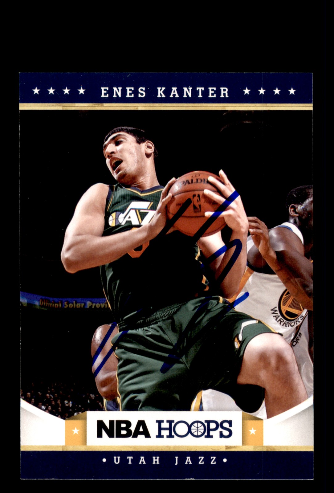 Signed Basketball Card Auto Enes Kanter 2012-13 Hoops #225 Utah Jazz