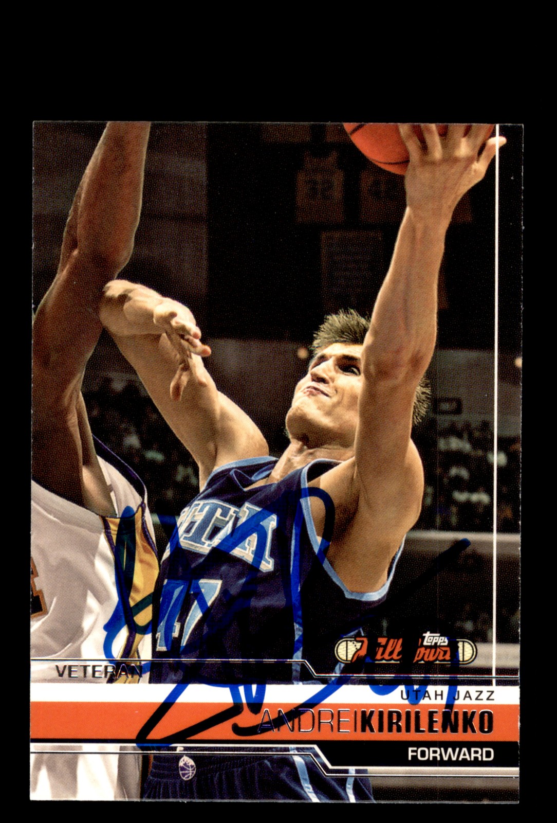 Signed Basketball Card Auto Andrei Kirilenko 2006-07 Topps Full Court #6 Jazz