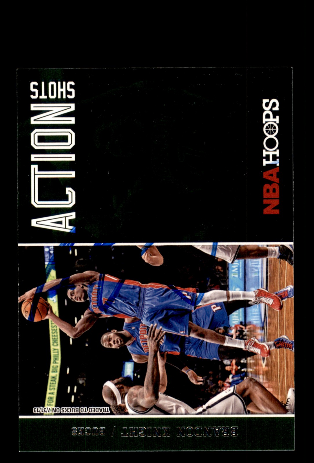 Signed Basketball Card Auto Brandon Knight 2013-14 Hoops #9 Milwaukee Bucks
