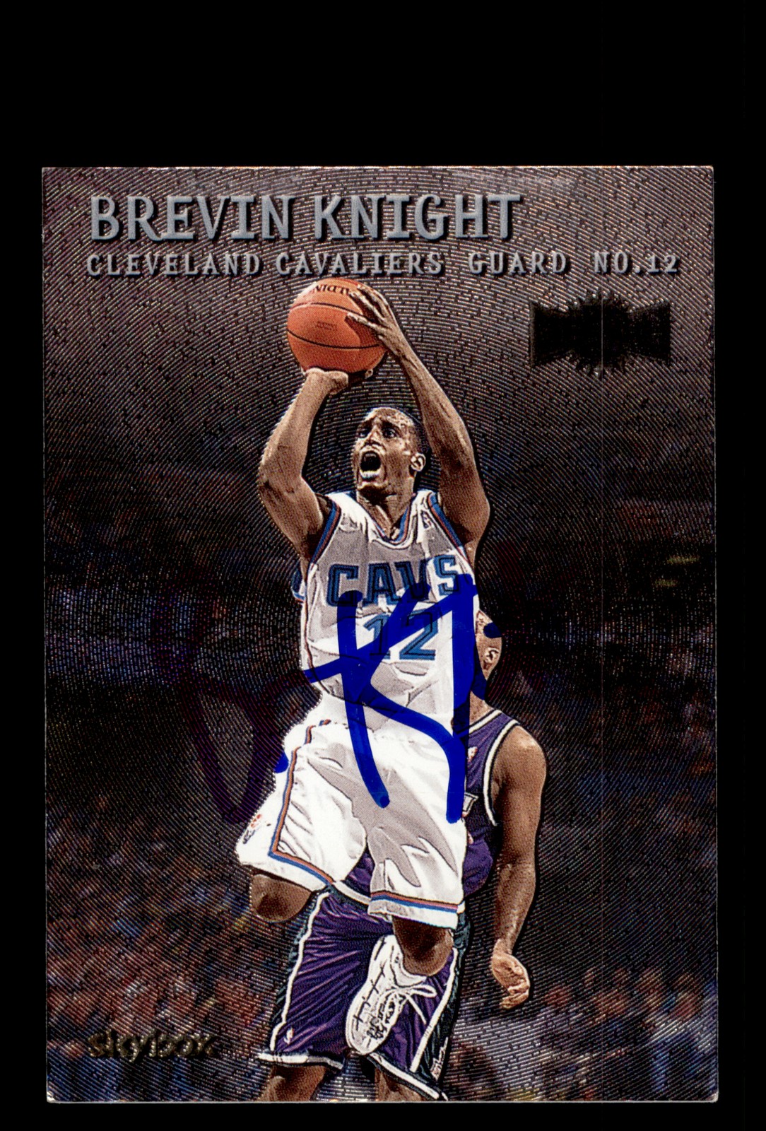 Signed Basketball Card Auto Brevin Knight 1999-00 Metal #14 Cleveland Cavaliers