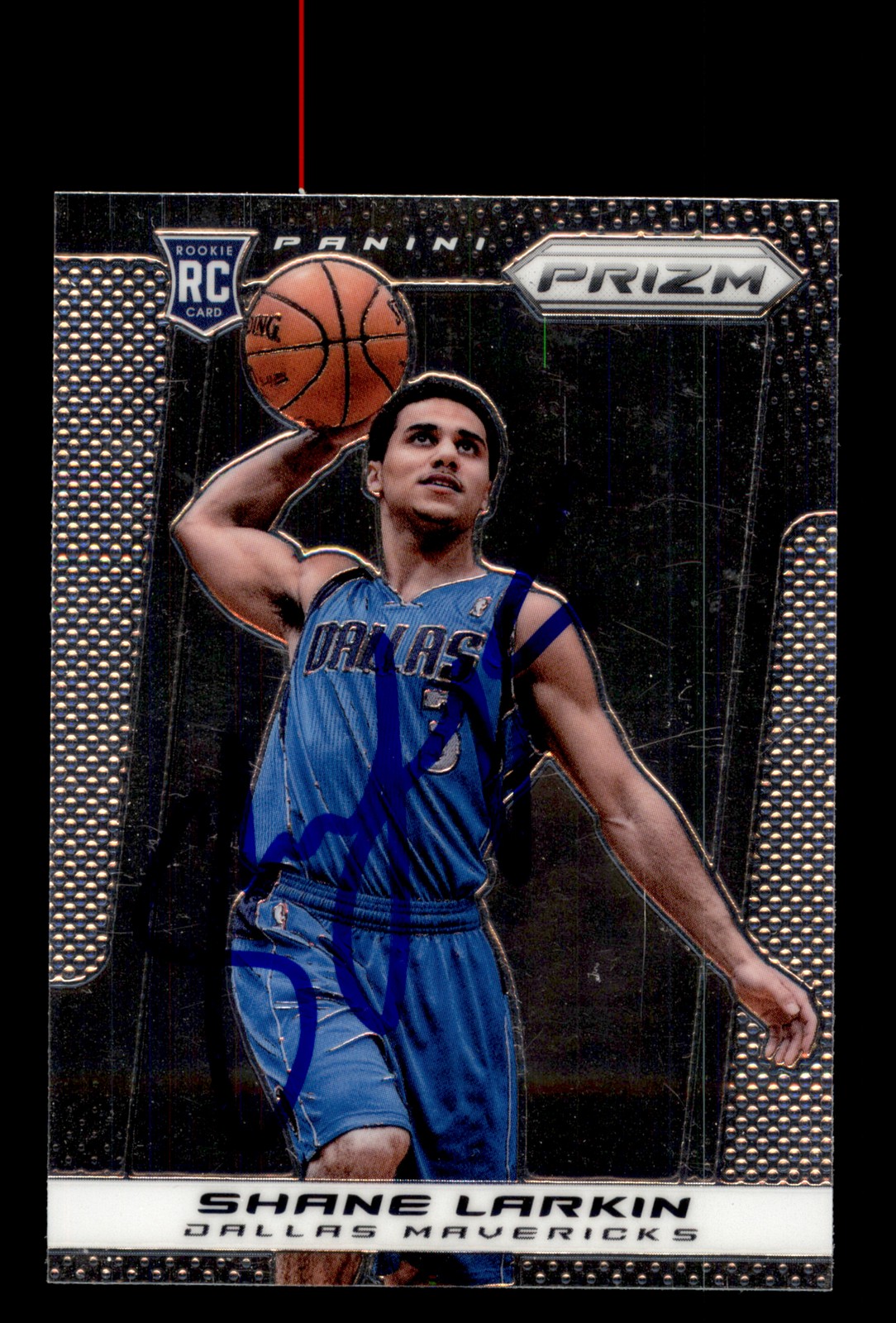 Signed Basketball Card Auto Shane Larkin 2013-14 Panini Prizm #279 Mavericks