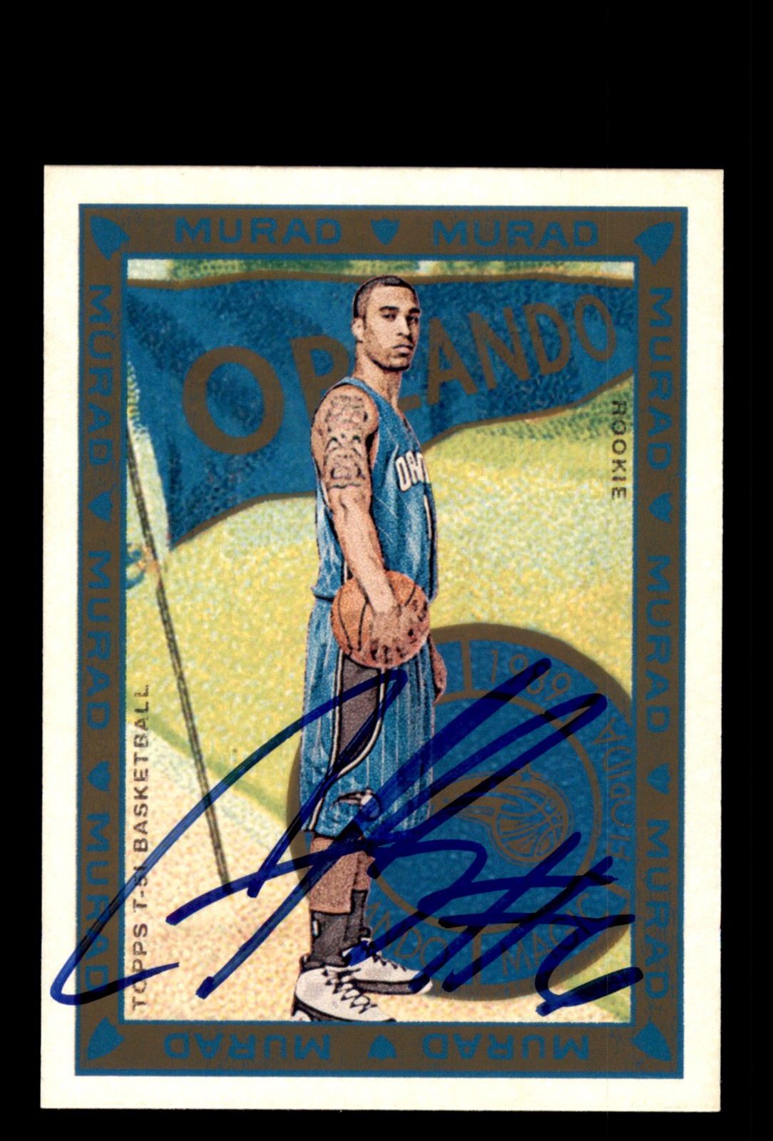 Signed Basketball Card Auto Courtney Lee 2008-09 Topps T-51 Murad #191b Magic