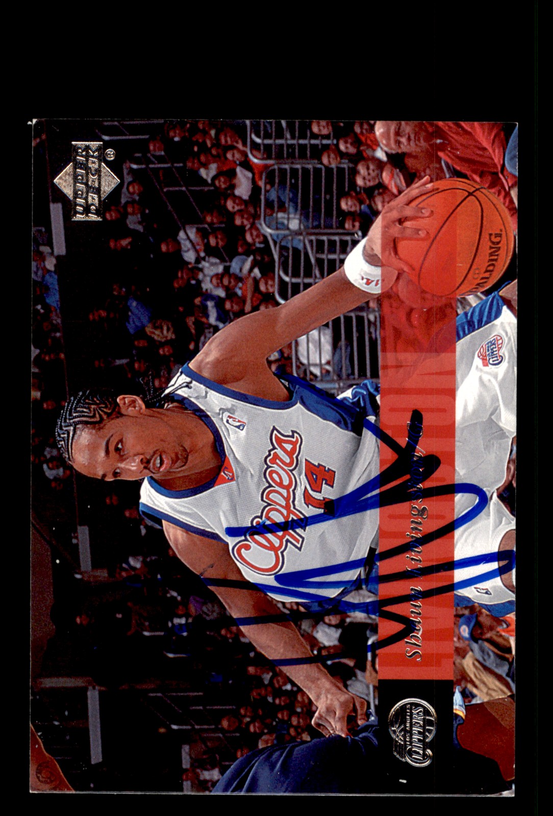 Signed Basketball Card Auto Shaun Livingston 2006-07 Upper Deck #79 LA Clippers