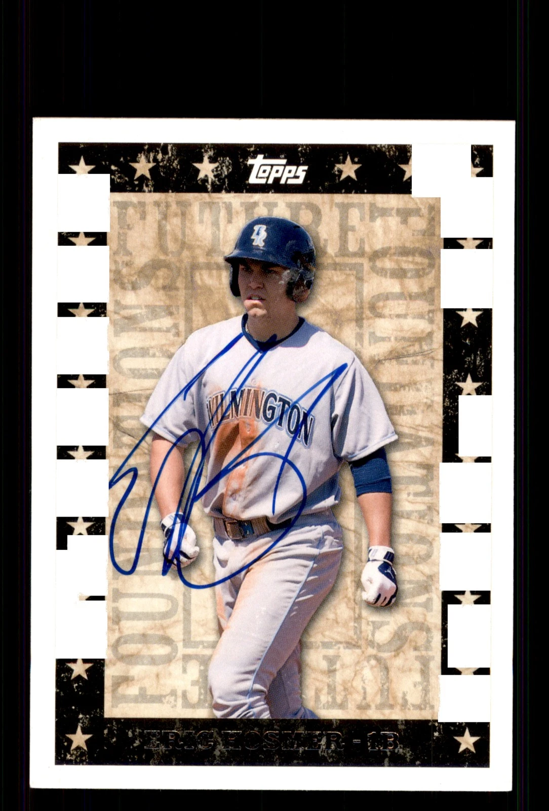 Signed Baseball Card Auto Eric Hosmer 2010 Topps Pro Debut #FF4 Blue Rocks