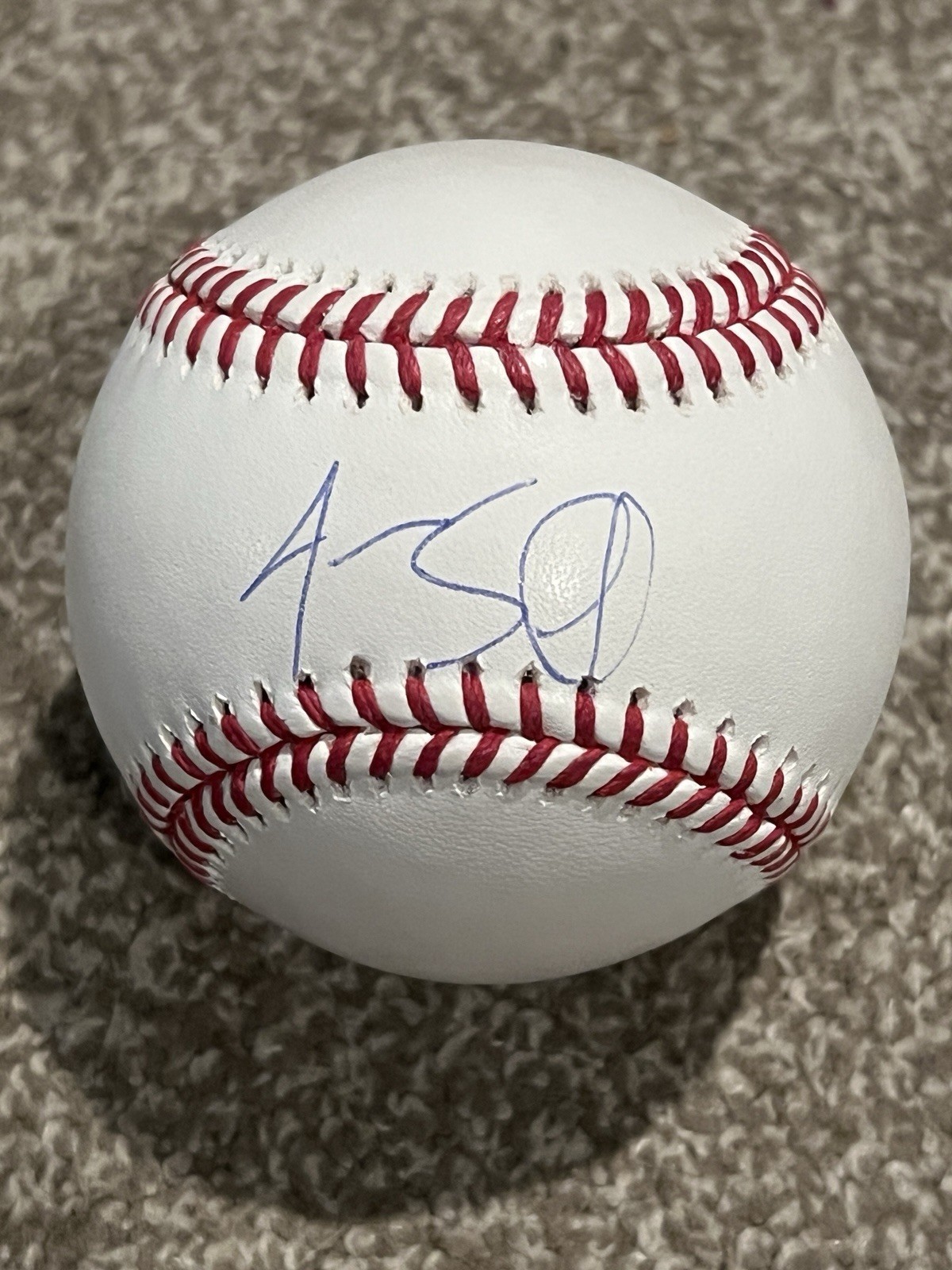JASON SUDEIKIS SIGNED BASEBALL AUTO ACTOR TED LASSO KANSAS CITY JSA COA