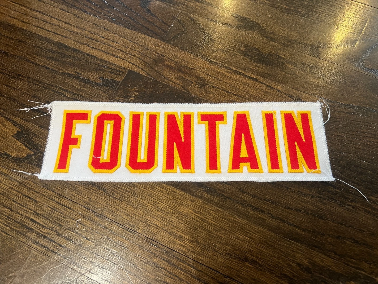 KANSAS CITY CHIEFS GAME USED ? ISSUED JERSEY NAMEPLATE NFL DAURICE FOUNTAIN UNI