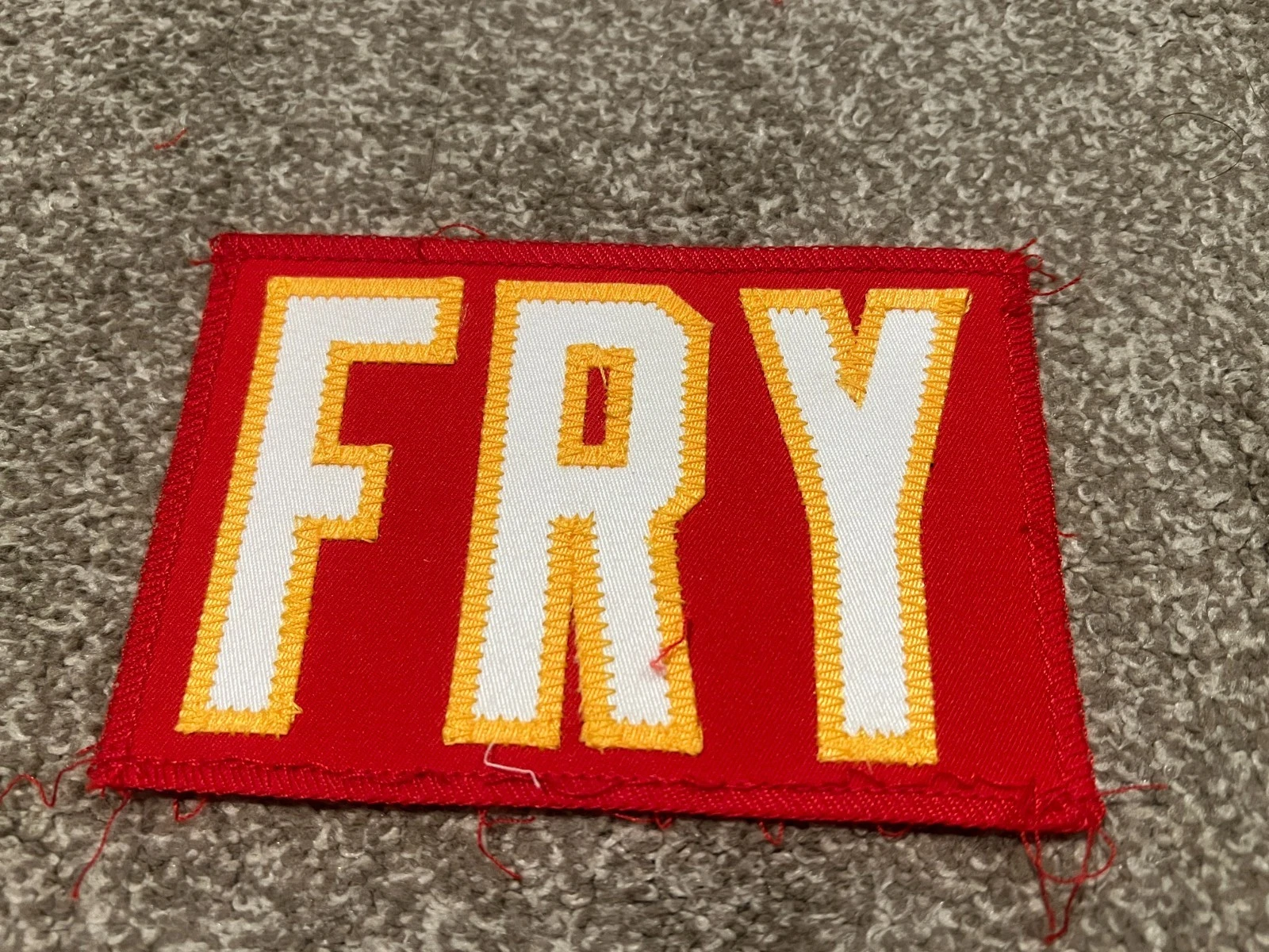 KANSAS CITY CHIEFS GAME USED ? TEAM ISSUED JERSEY NAMEPLATE FOOTBALL ELLIOTT FRY