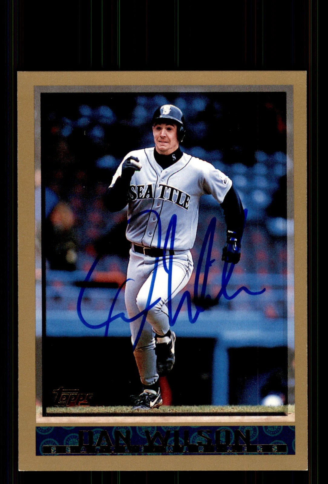 Signed Baseball Card Auto Dan Wilson 1998 Topps #38 Seattle Mariners