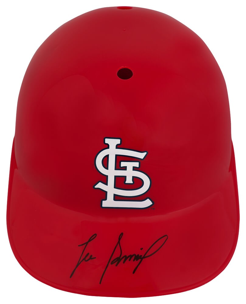 Lee Smith Signed Cardinals Souvenir Replica Batting Helmet - (SCHWARTZ COA)