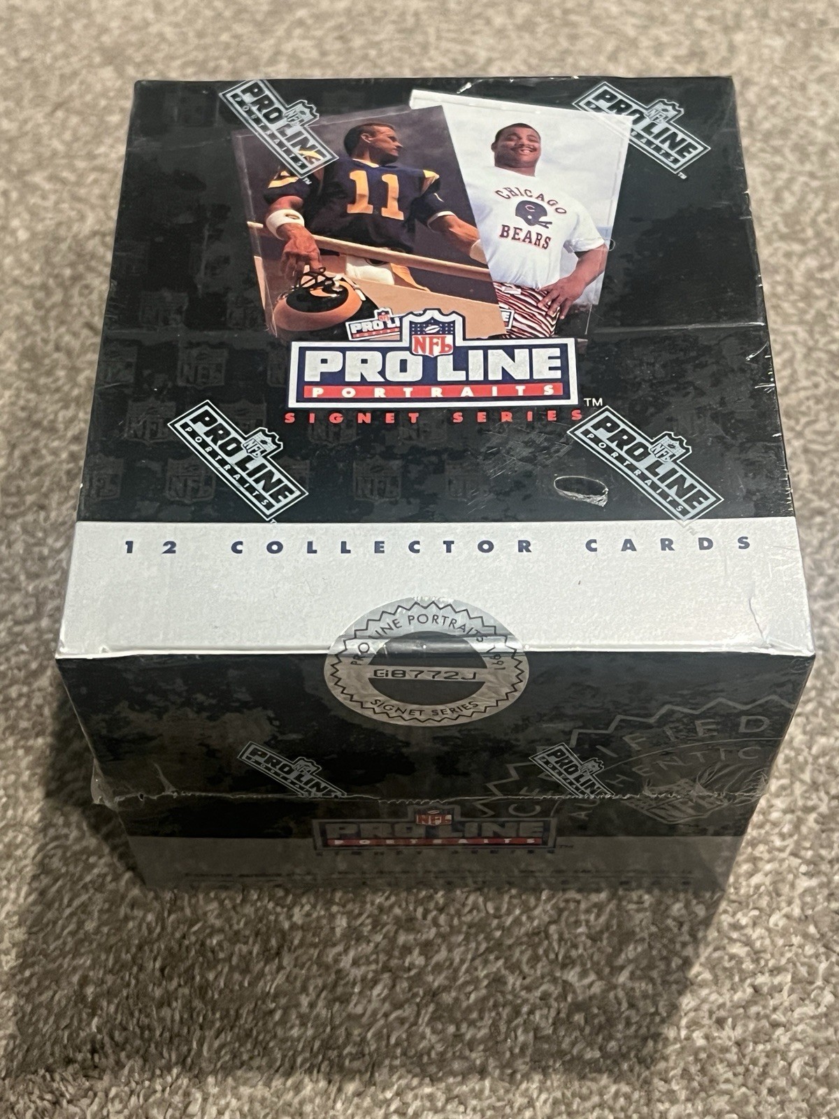 1991 NFL Pro Line Portraits Signet Series Football Cards Factory Sealed Box
