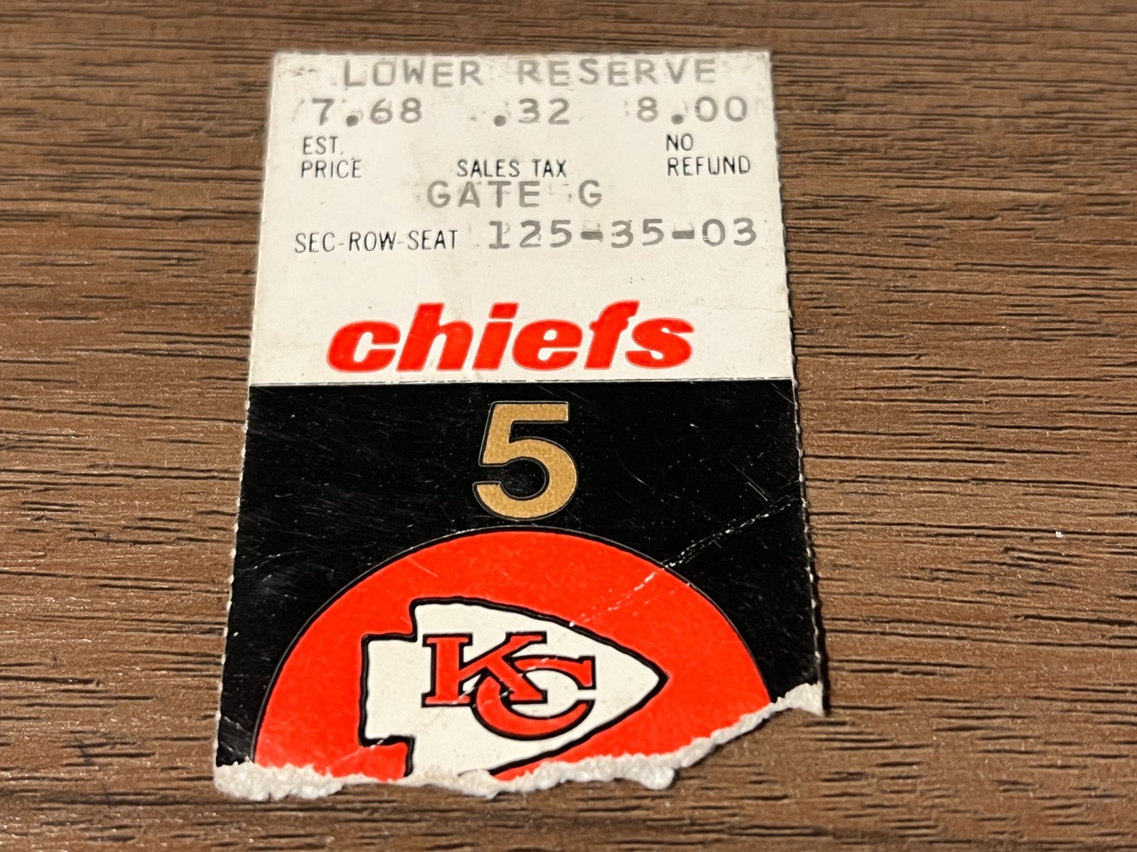 VTG FOOTBALL TICKET STUB KANSAS CITY CHIEFS OAKLAND RAIDERS 9/23 1979