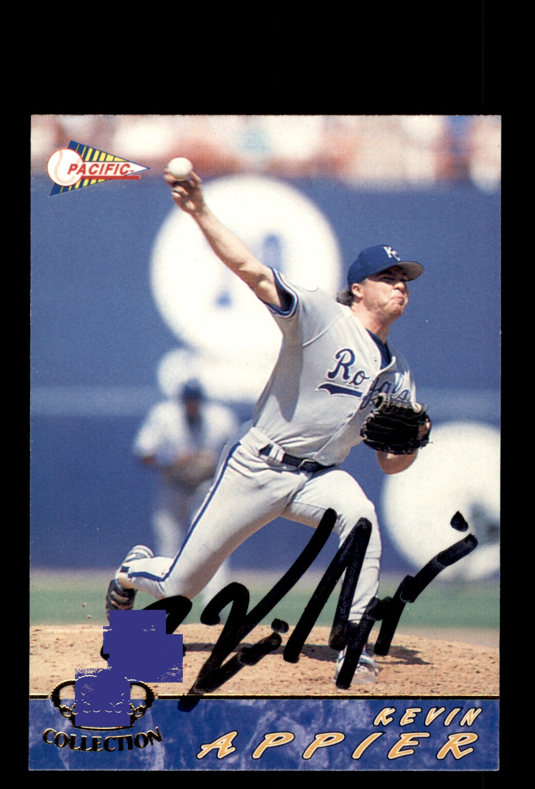 Signed Baseball Card Auto Kevin Appier 1994 Pacific #279 Kansas City Royals