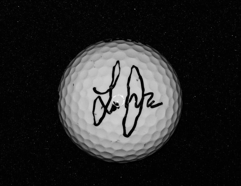 LEE JANZEN AUTOGRAPHED GOLF BALL (PGA) W/ PROOF!