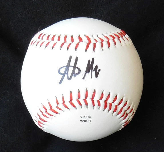 ALEX MEYER AUTOGRAPHED BASEBALL (TWINS) W/ PROOF!