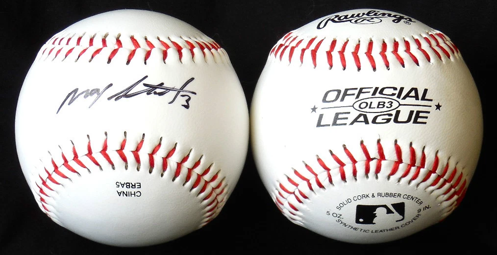 MAX PENTECOST AUTOGRAPHED BASEBALL (BLUE JAYS) W/ PROOF!