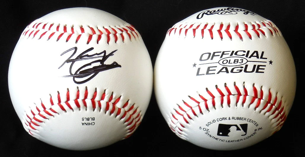 HENRY OWENS AUTOGRAPHED BASEBALL (RED SOX) W/ PROOF!