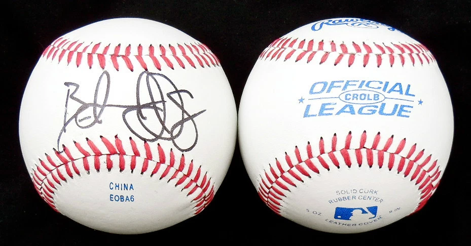 BRAXTON DAVIDSON AUTOGRAPHED BASEBALL (BRAVES) W/ PROOF!