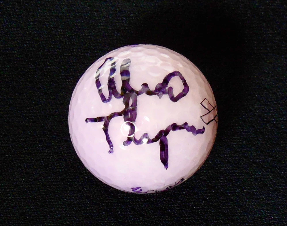 LEXI THOMPSON AUTOGRAPHED PINK GOLF BALL (LPGA) W/ PROOF!