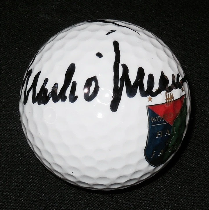 MARK O'MEARA AUTOGRAPHED HALL OF FAME GOLF BALL (PGA) W/ PROOF!