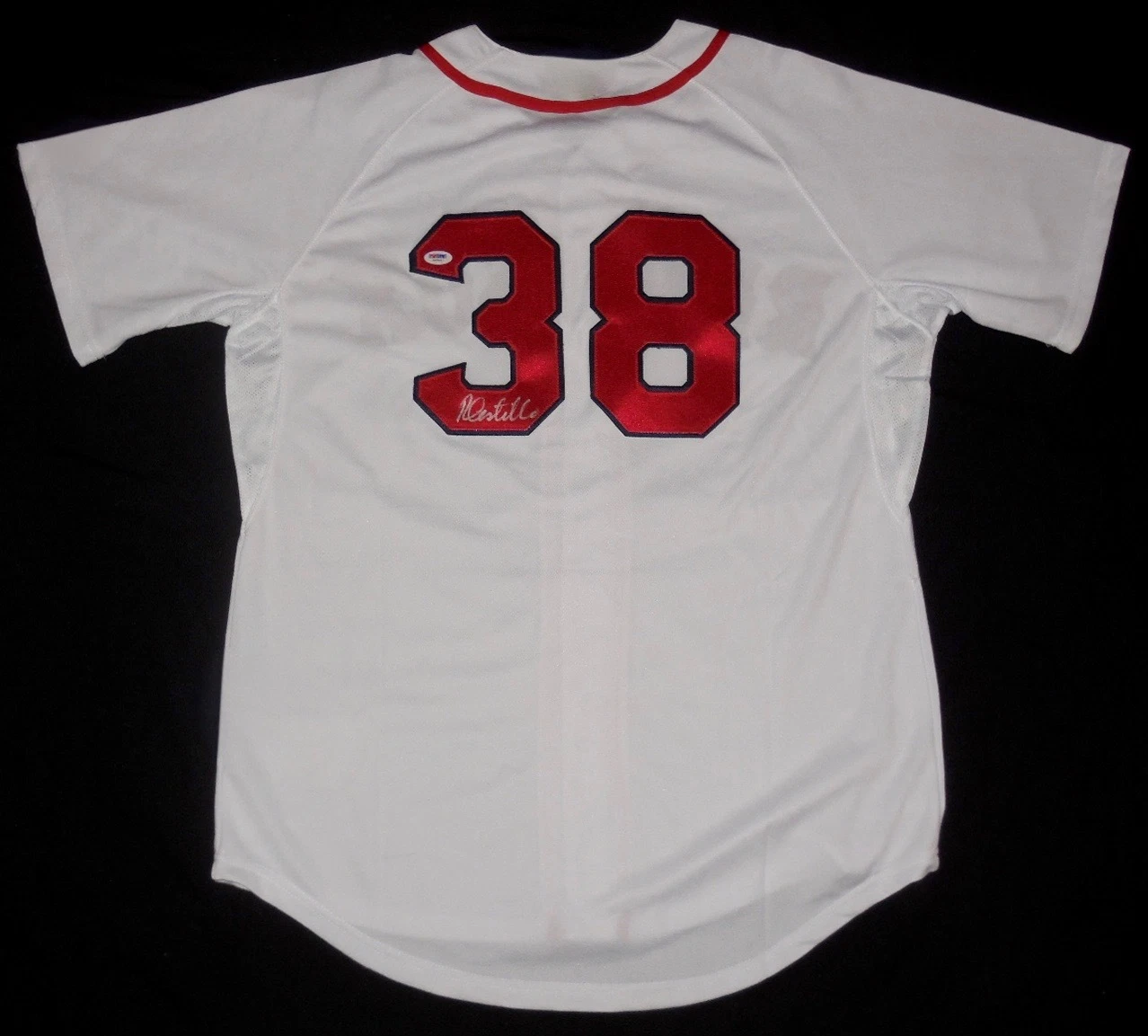 RUSNEY CASTILLO AUTOGRAPHED JERSEY (BOSTON RED SOX) - PSA DNA!