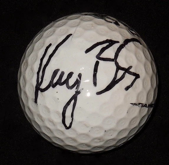 KEEGAN BRADLEY AUTOGRAPHED USED GOLF BALL (PGA) W/ PROOF!