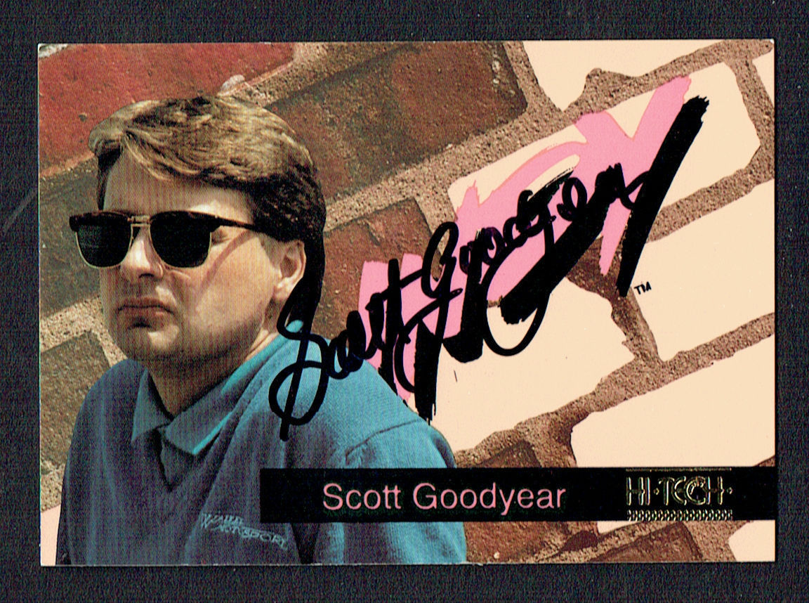 Scott Goodyear #37 signed autograph auto 1993 Hi-Tech Indy Car Trading Card
