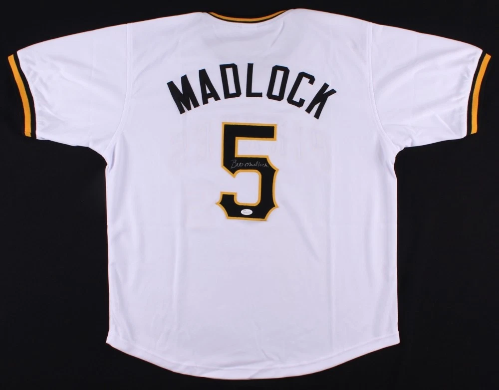 BILL MADLOCK AUTOGRAPHED CUSTOM JERSEY (PITTSBURGH PIRATES) - JSA COA!