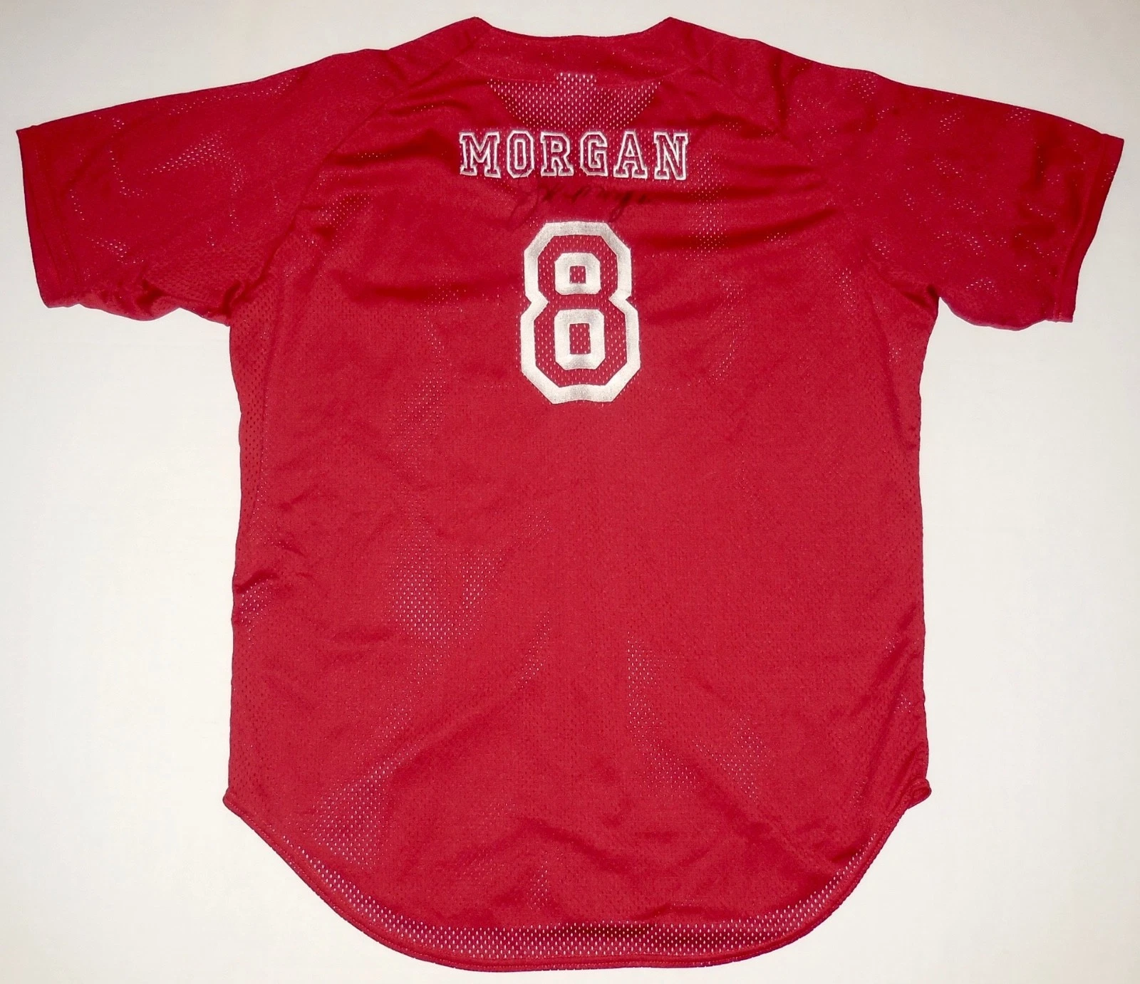 JOE MORGAN AUTOGRAPHED RAWLINGS 2000 NABISCO ALL-STARS JERSEY (CINCINNATI REDS)