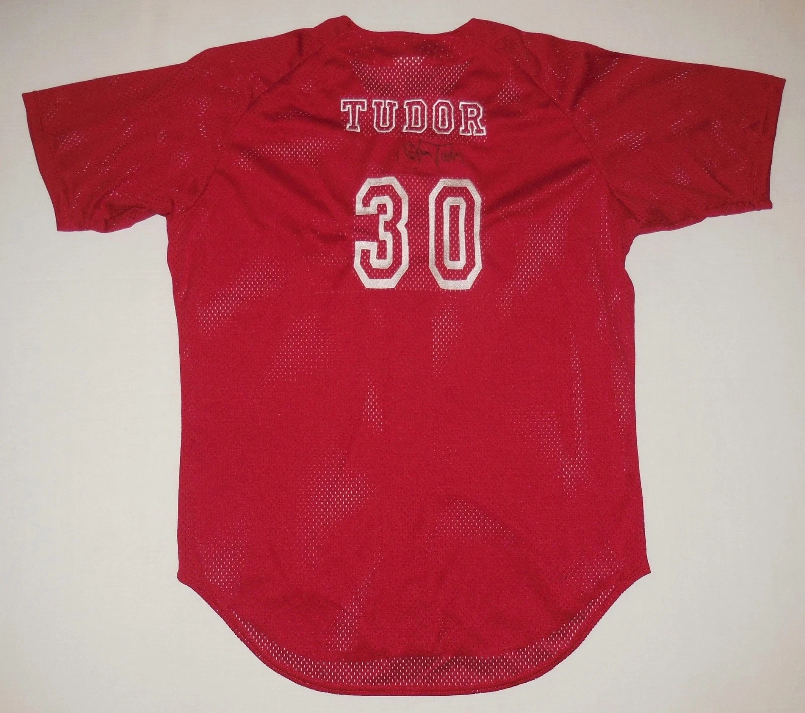 JOHN TUDOR AUTOGRAPHED RAWLINGS 2000 NABISCO ALL-STARS JERSEY (CARDINALS)
