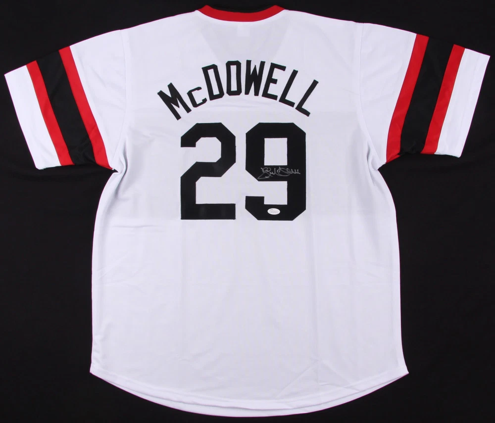 JACK MCDOWELL AUTOGRAPHED CUSTOM JERSEY (CHICAGO WHITE SOX) - JSA COA!