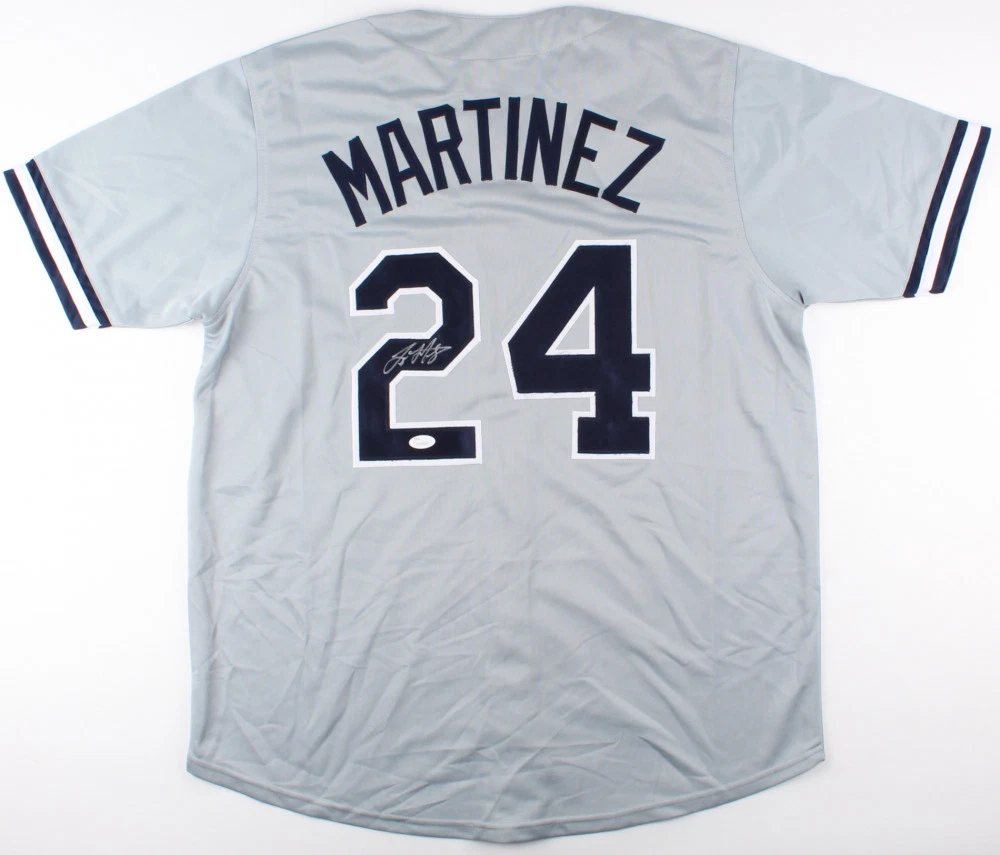 TINO MARTINEZ AUTOGRAPHED CUSTOM JERSEY (NEW YORK YANKEES) - JSA COA!