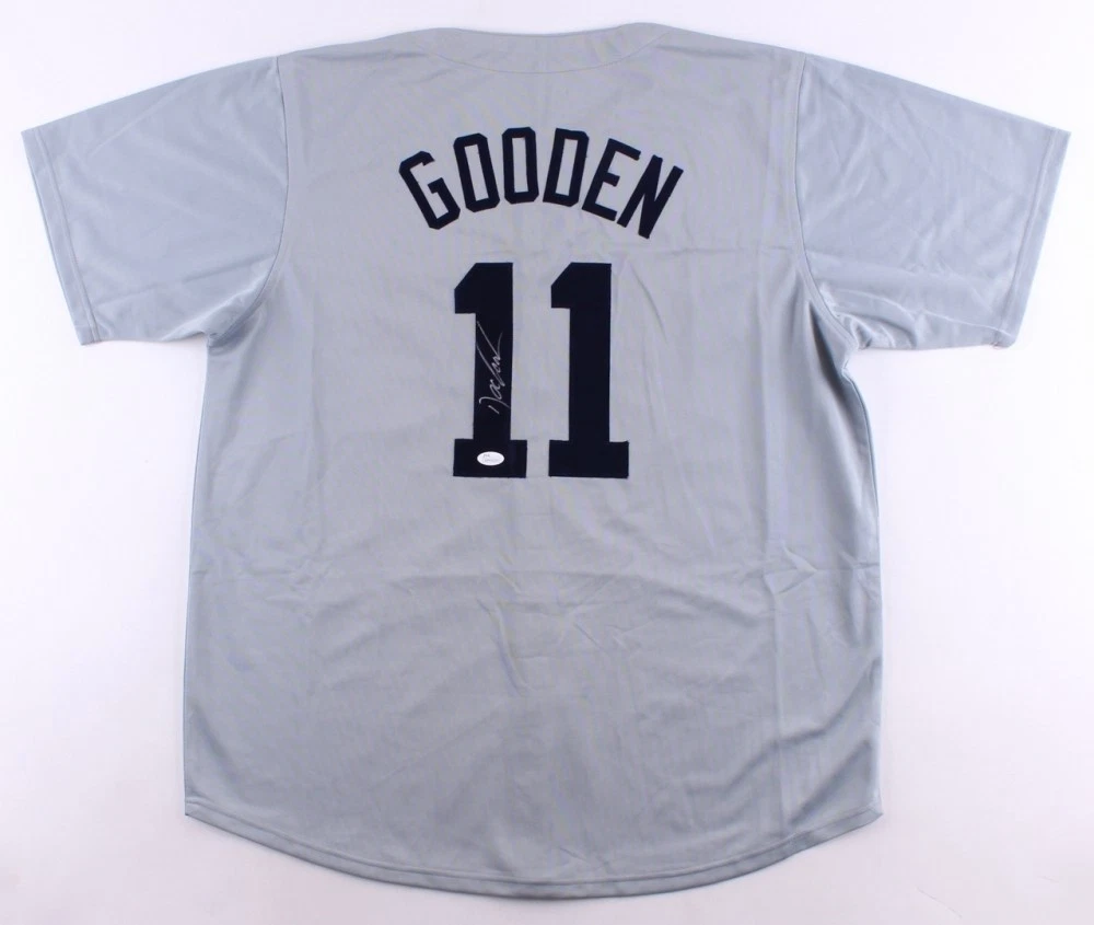 DWIGHT GOODEN AUTOGRAPHED CUSTOM JERSEY (NEW YORK YANKEES) - JSA COA!