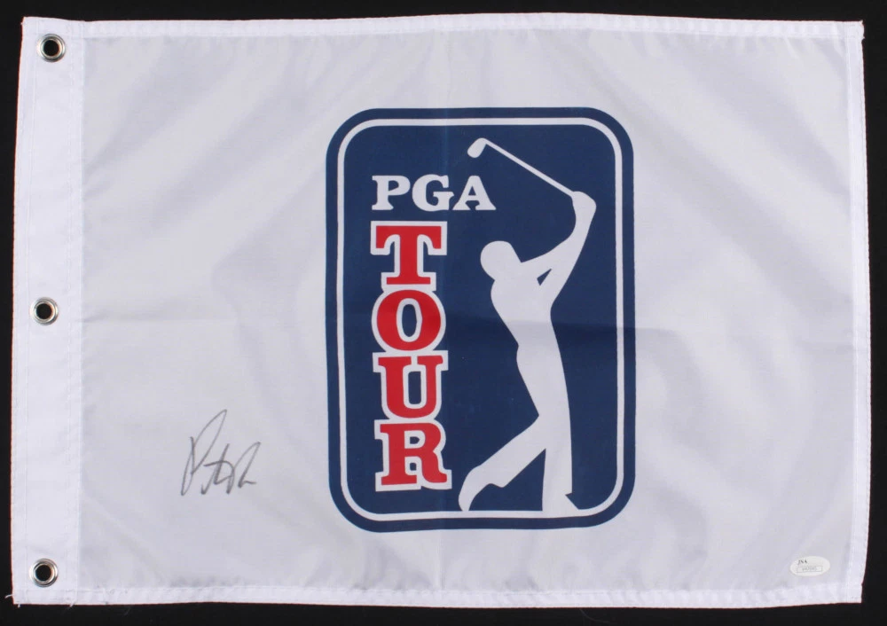 PATRICK REED AUTOGRAPHED PGA TOUR GOLF FLAG (2018 MASTERS WINNER) - JSA COA!