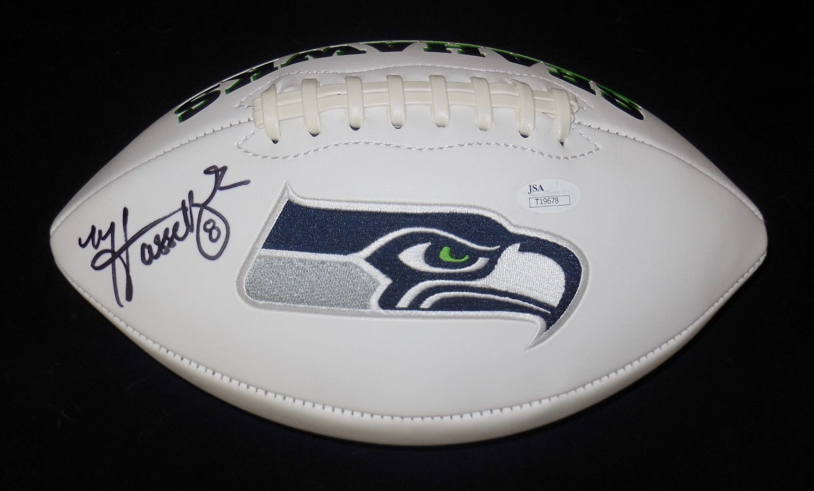 MATT HASSELBECK AUTOGRAPHED FOOTBALL (SEATTLE SEAHAWKS) - JSA COA!